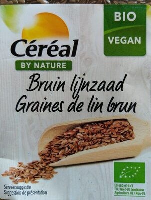 Graines de lin brun front packaging