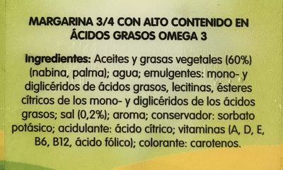 Omega 3 ingredients label