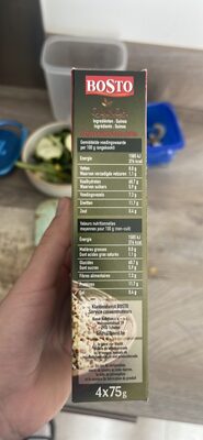 Quinoa 3 kleuren / 3 couleurs nutrition facts table