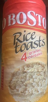Rice toasts, 4 céréales
