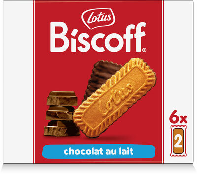LOTUS BISCOFF Speculoos XL - Chocolat au lait - 162g (6x2p) front packaging