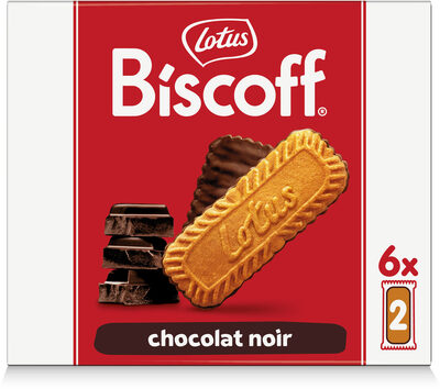 LOTUS BISCOFF Speculoos XL - Chocolat Noir - 162g (6x2p) front packaging