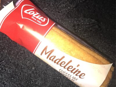 Madeleine chocolat front packaging