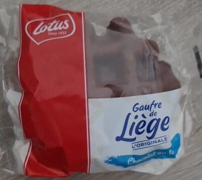 Gaufre de liège Chocolat au lait front packaging