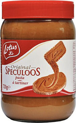 Spéculoos à tartiner/speculoospasta front packaging