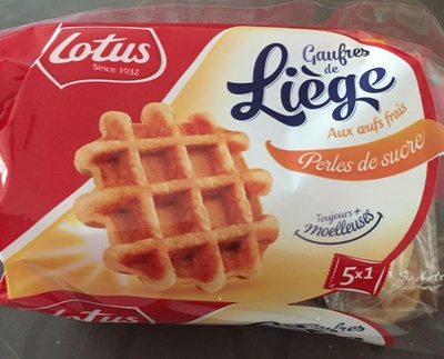 Gaufres de Liège front packaging