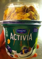 Blabar/Blabaeryoghurt med corn- och branflakes