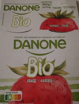 Yaourt aux ferments d'origine naturelle fraise