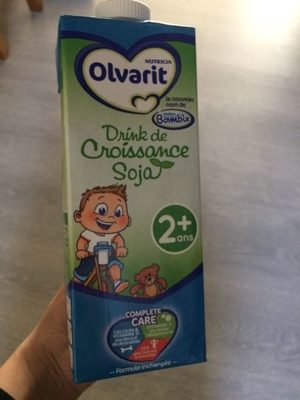 Olvarit Lait De Croissance Soja 2+ front packaging
