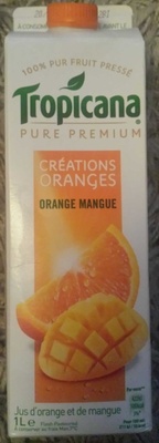 Jus orange mangue front packaging