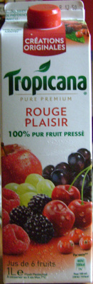 Rouge plaisir - Jus de 6 fruits