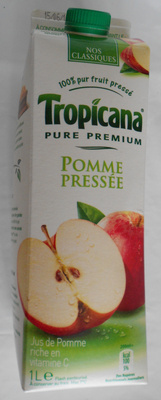 Pure Premium Pomme pressée - Jus de pomme front packaging
