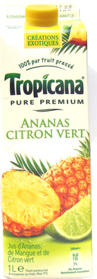 Jus Ananas Citron Vert Pure Premium