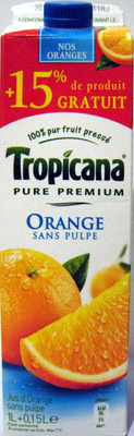 Jus d'Orange sans Pulpe
