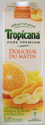 Tropicana Pure premium douceur du matin 1 L