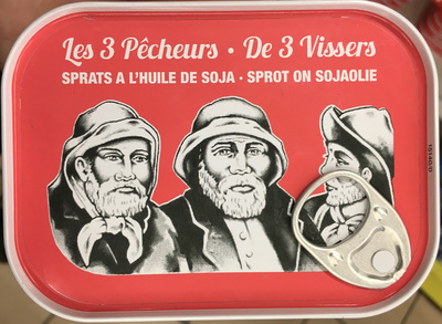 Sprats à l'huile de soja front packaging