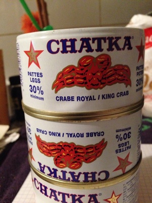 Chair de crabe royal