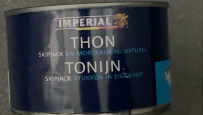 Thon skipjack en morceaux au naturel front packaging