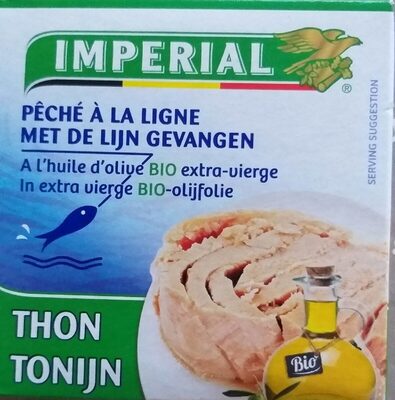 Thon pêché à la ligne à  l'huile d'olive bio extra-vierge
