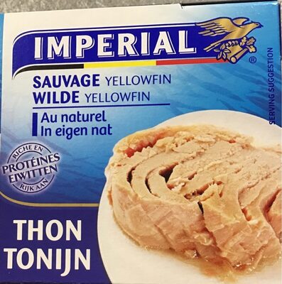 Thon Sauvage au naturel front packaging