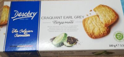 Craquant earl Grey bergamote front packaging