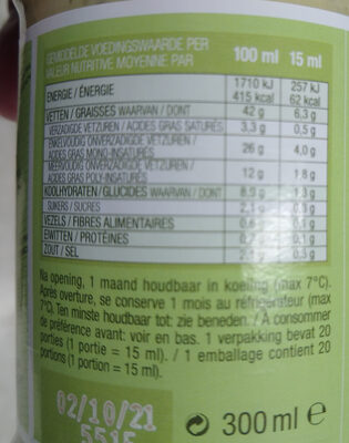 Veggie tartare front packaging