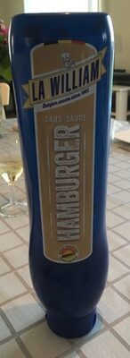 Sauce hamburger front packaging