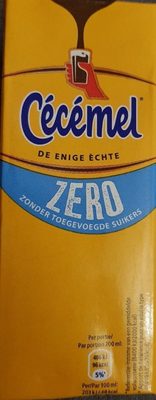 Cécémel zero front packaging