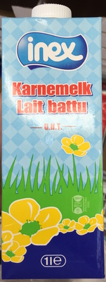 Lait battu UHT front packaging