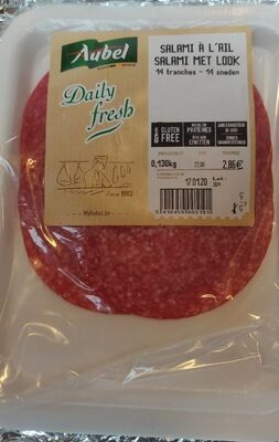 Salami à l’ail - Salami met look front packaging