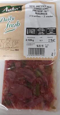 Tête pressée cornichons Aubel