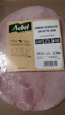 Jambon degraissé