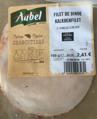 Filet de dinde front packaging