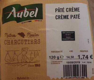Pâté crème