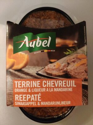 Terrine chevreuil orange et liqueur à la mandarine