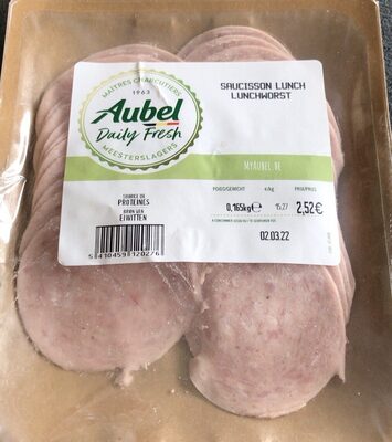 Saucisson lunch front packaging