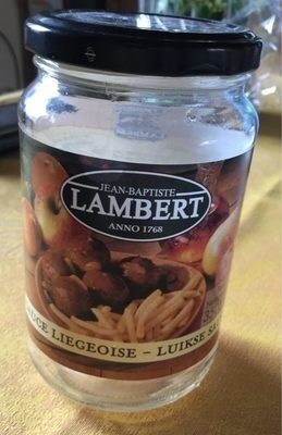 Sauce liegeoise front packaging