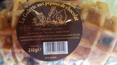 La Galette aux pépites de chocolat front packaging