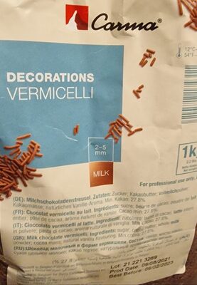 Decorations Vermicelli front packaging