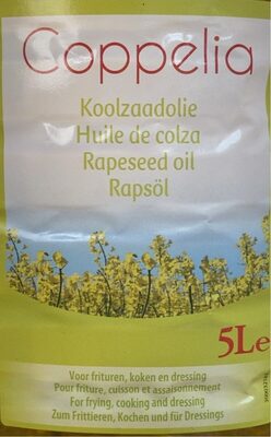 Huile de colza front packaging