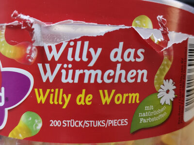 Willy das Würmchen front packaging
