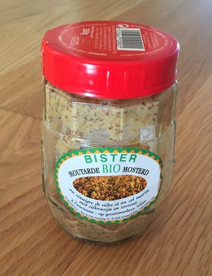 BISTER Moutarde BIO front packaging
