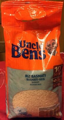 Riz Basmati front packaging