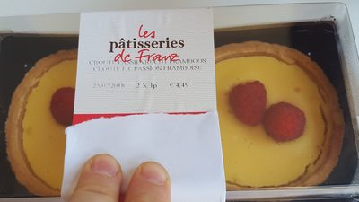 croûte de passion framboise front packaging