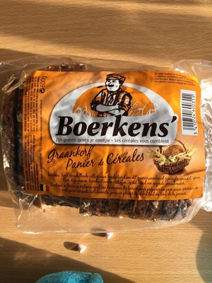 Graankorf / Panier de céréales front packaging