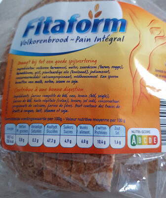 pain intégral front packaging