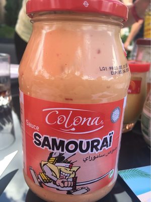 Sauce samouraï front packaging