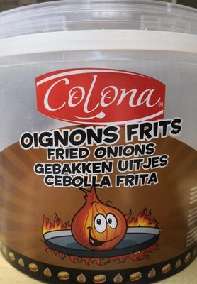 Oignons frits front packaging