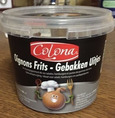 Oignons frits front packaging