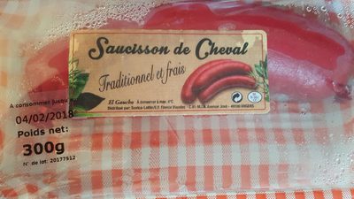 Saucisson de cheval rouge x1